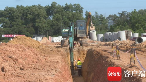 屯昌縣產城融合示范區路網建設一期工程按下“快進鍵”，加速施工建設