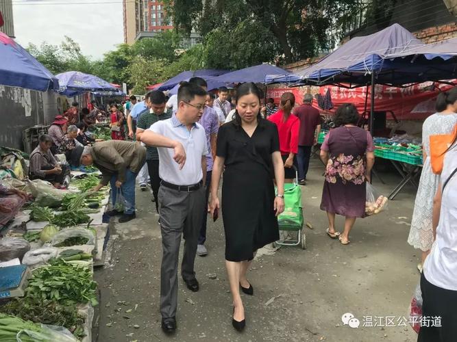 副區長鄒華深入公平街道太極社區調研菜市場新建與拆遷項目推進工作
